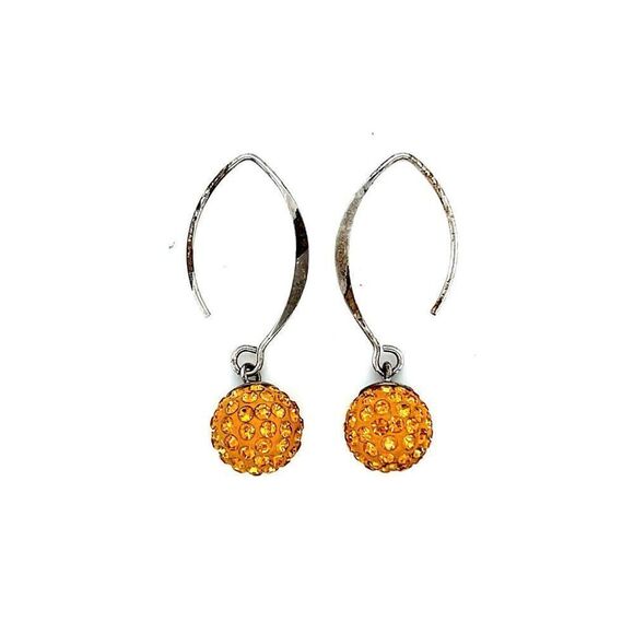 Disco Ball Dangle Earrings - Picture 1 of 5